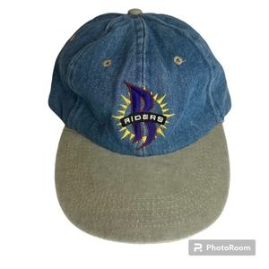 Trucker Cap‎ Baseball Hat Slide Adjuster Vintage RIDERS DENIUM One size